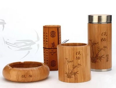Laser engraving bamboo products