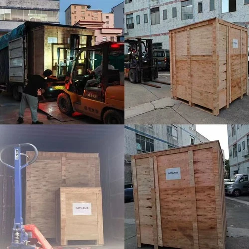 Dotslaser's laser machine shipment Dotslaser's laser machine shipment