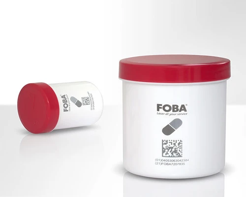 Laser marking info on box